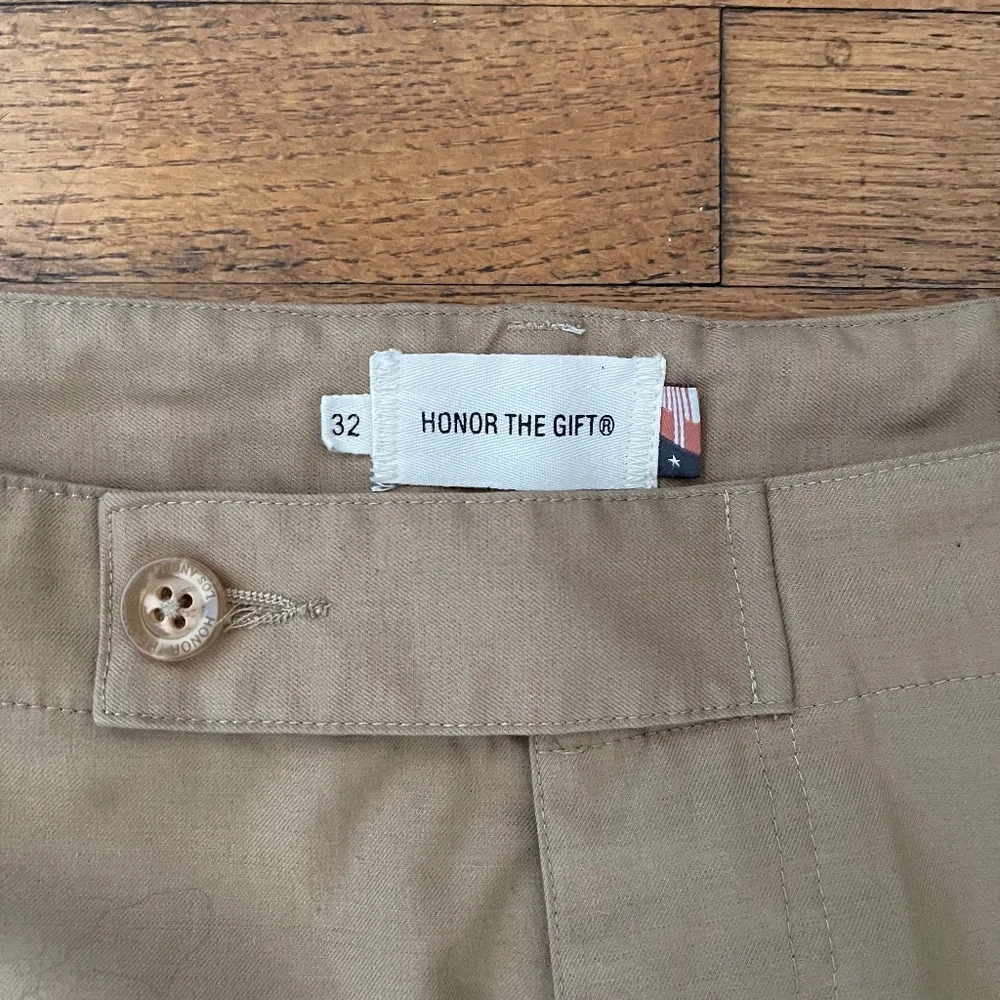 HONOR THE GIFT Men's Inglewood Trouser Pants - Khaki